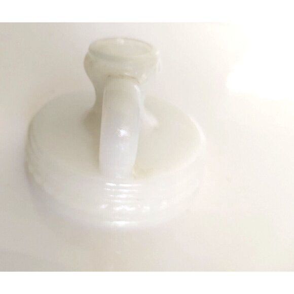 Vintage Westmoreland Milk Glass Candle Holder with Underplate - Picture 6 of 12